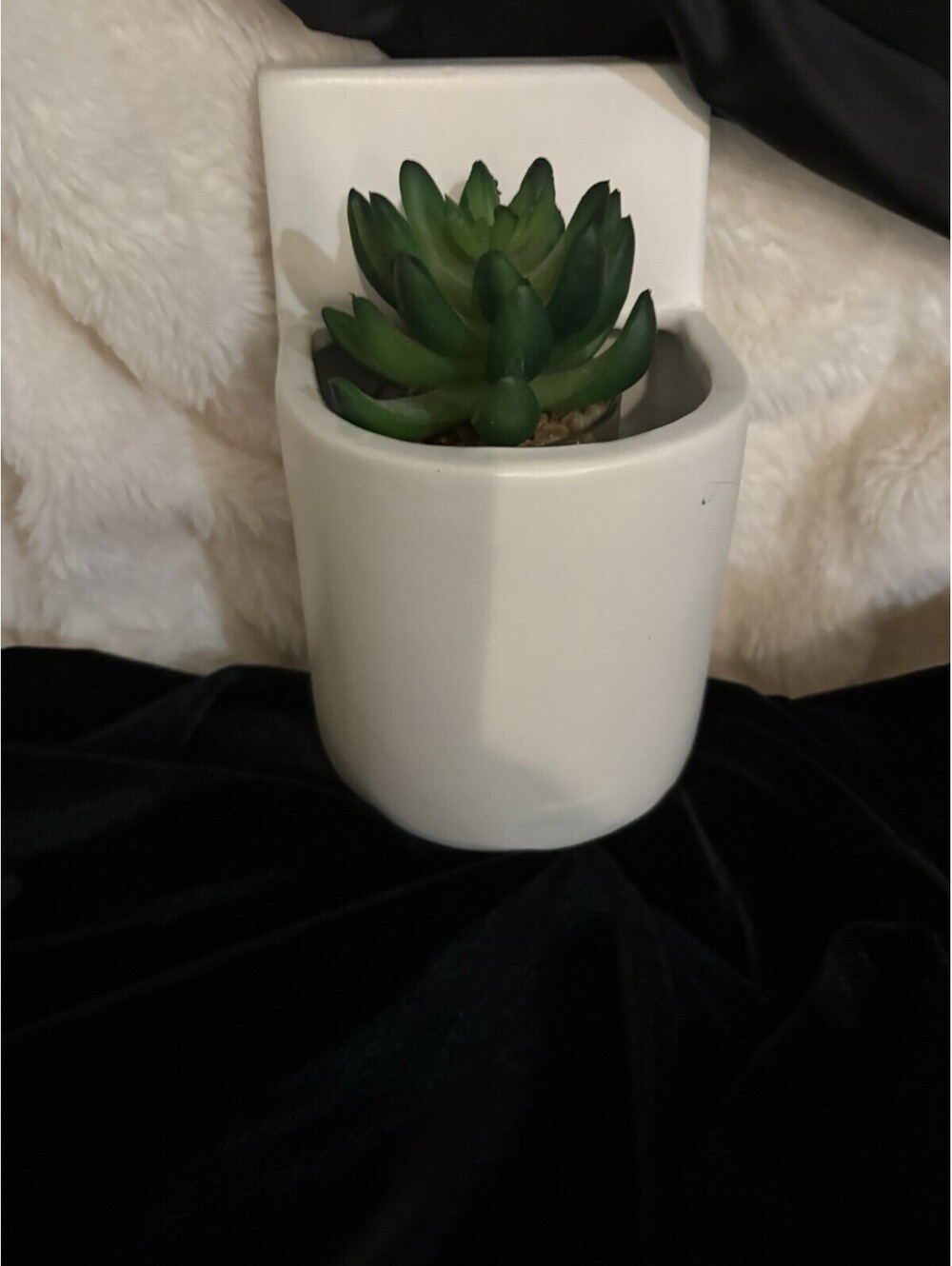 Magnolia Small White Planter